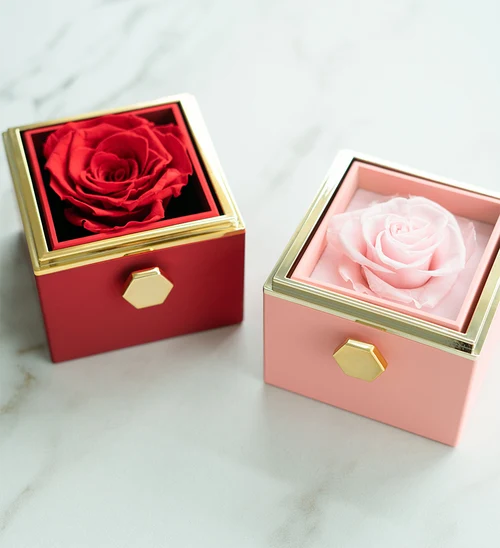 Eternal Rose Gift Box (Custom Pendant)