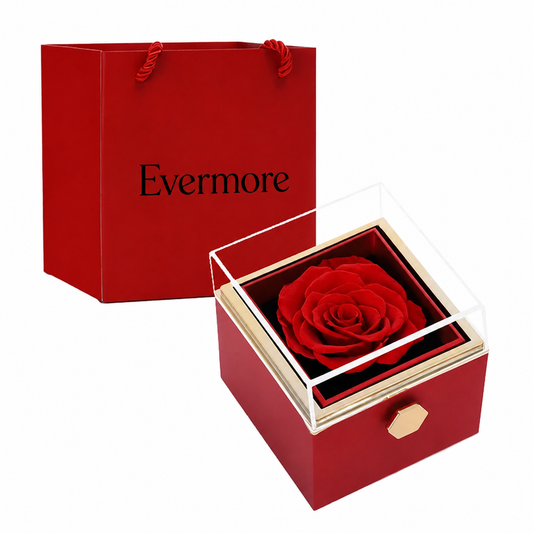 Eternal Rose Gift Box (Custom Pendant)